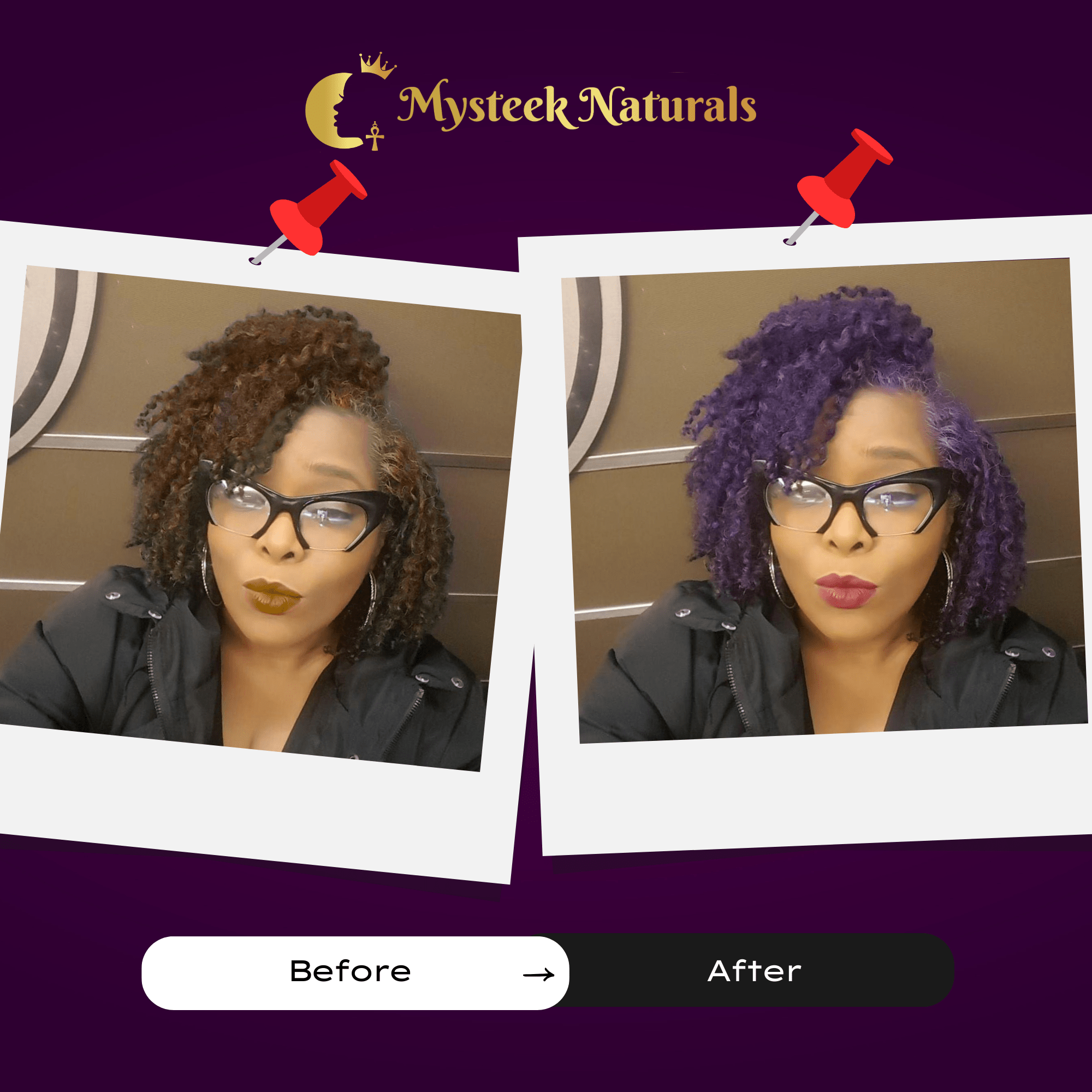 Royal Purple - Mysteek Color Pop Mysteek Naturals