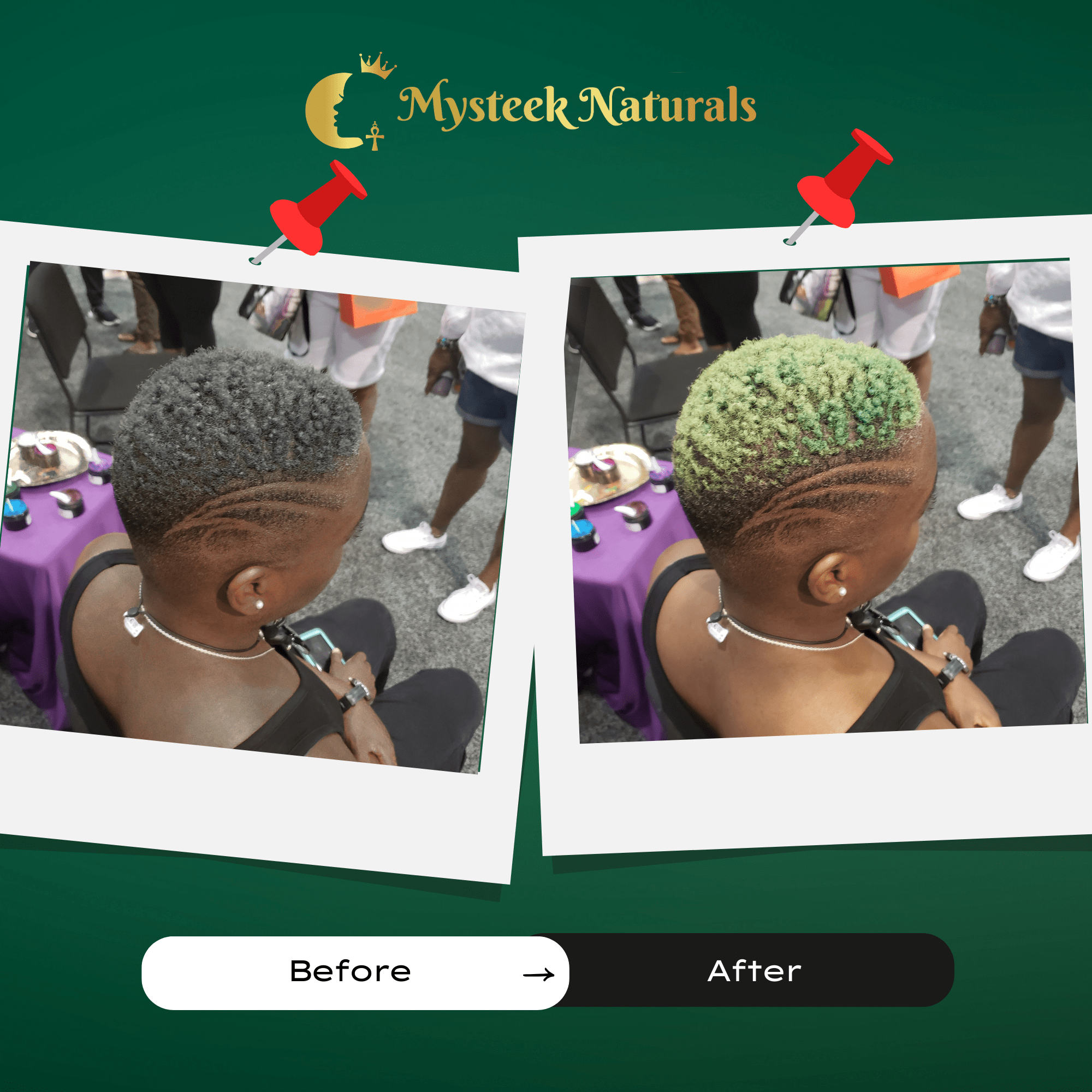 Glowing Green - Mysteek Color Pop Mysteek Naturals