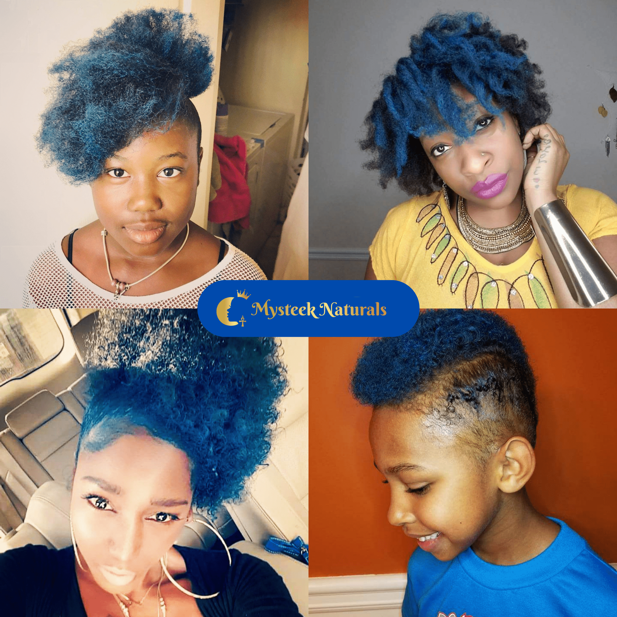 Bougie Blue - Mysteek Color Pop Mysteek Naturals