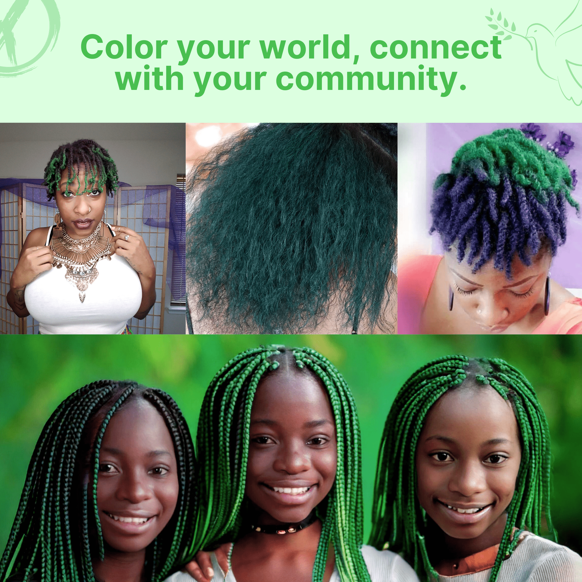 Glowing Green - Mysteek Color Pop Mysteek Naturals