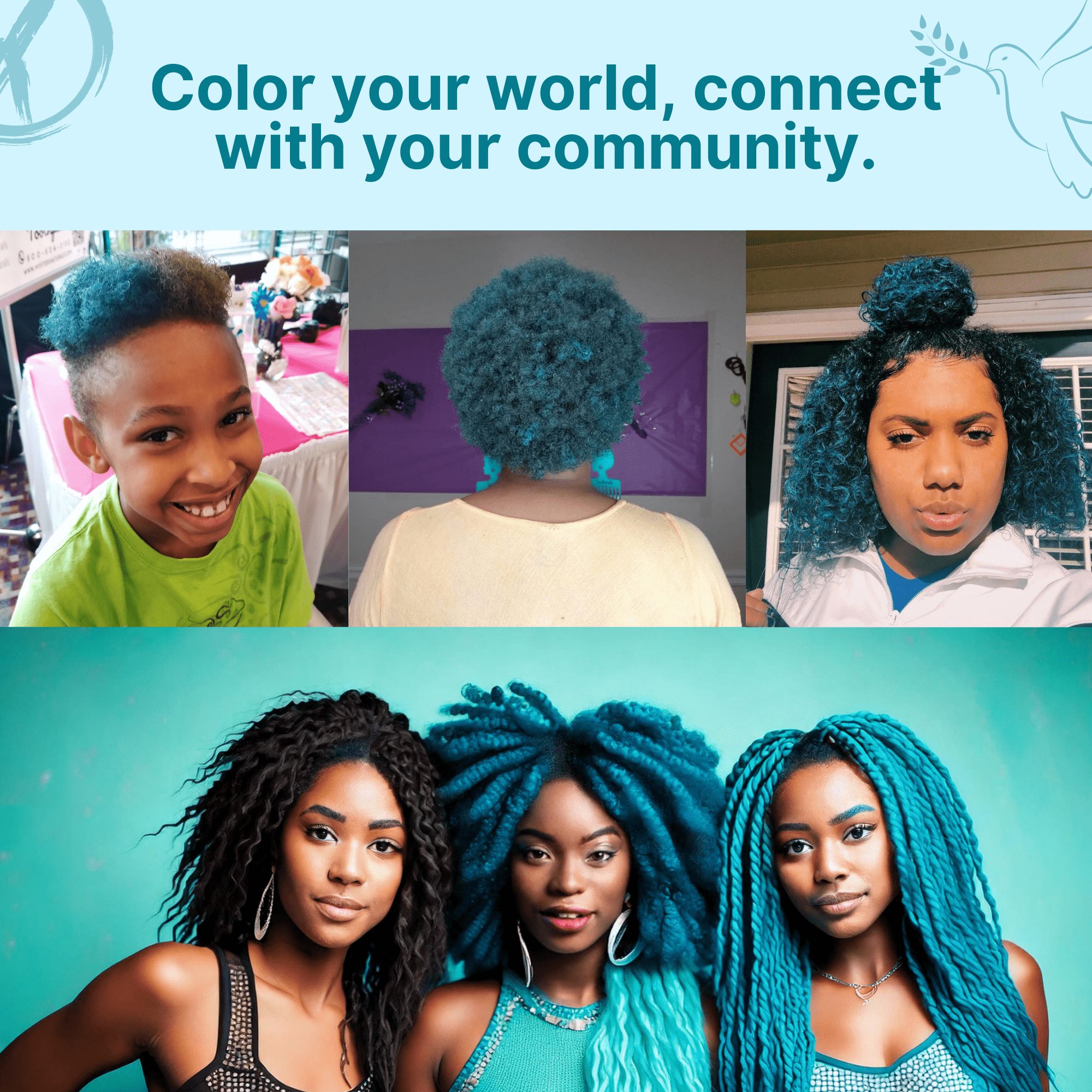Twerkin Turquoise - Mysteek Color Pop Mysteek Naturals
