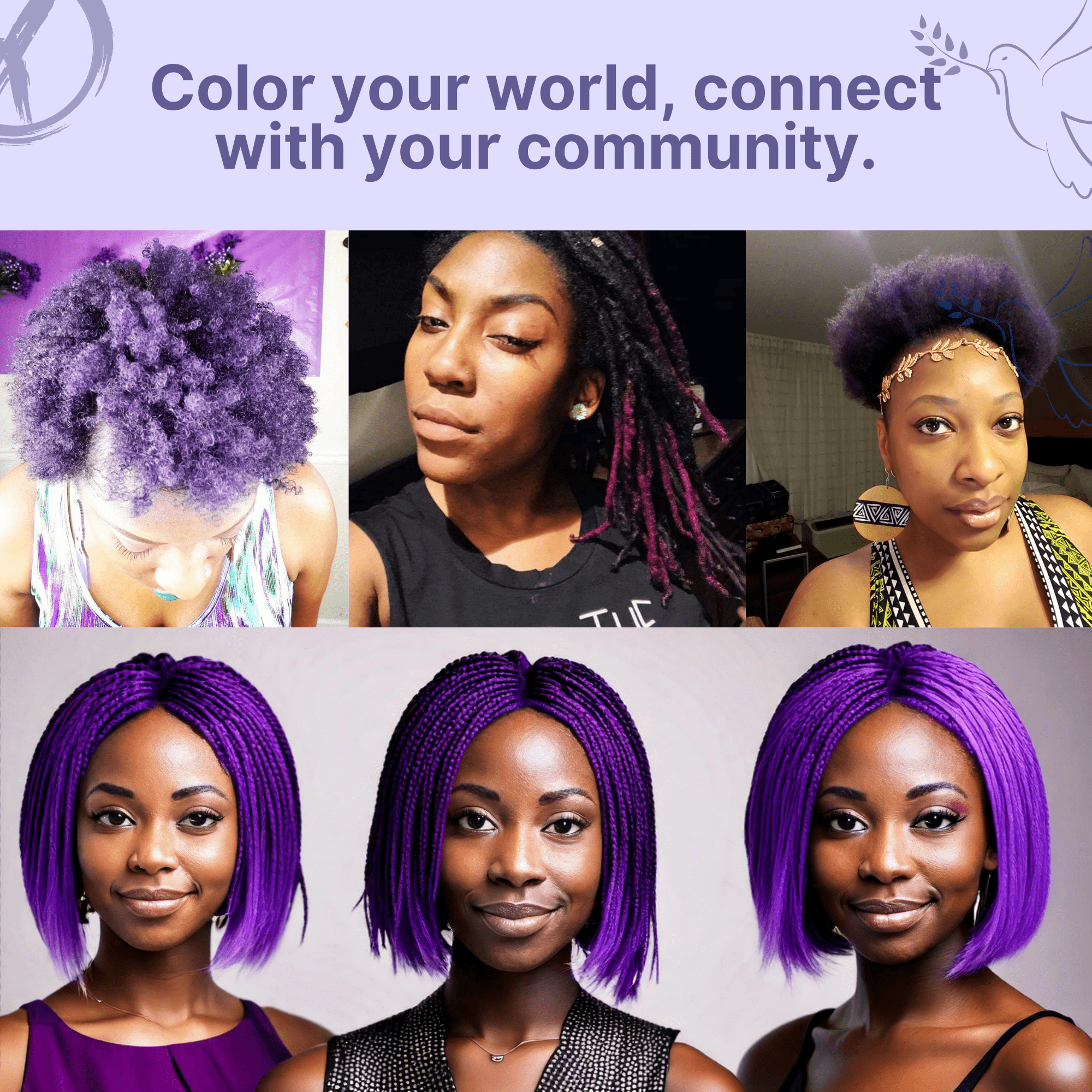 Royal Purple - Mysteek Color Pop Mysteek Naturals