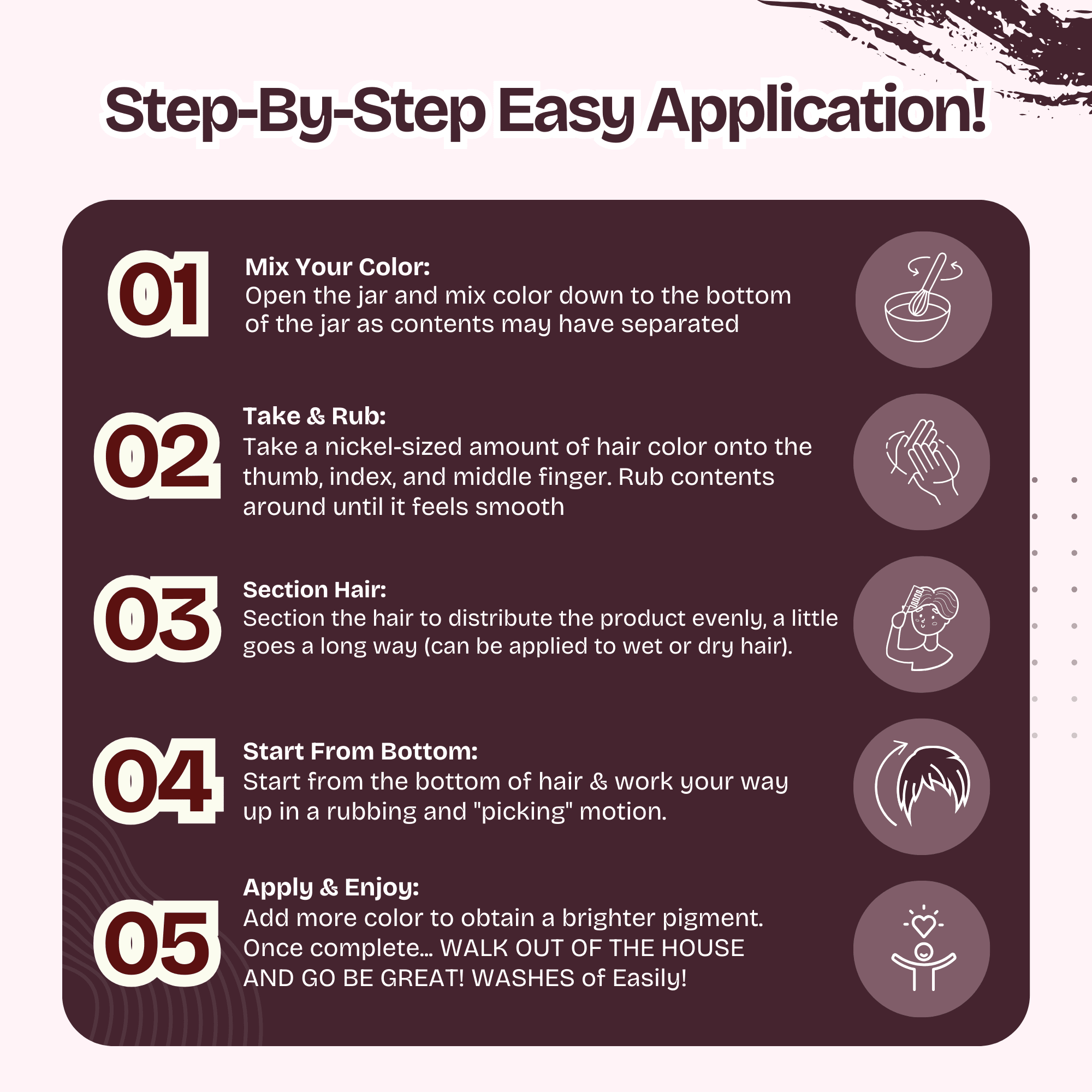 Mutha Maroon - Mysteek Color Pop Mysteek Naturals