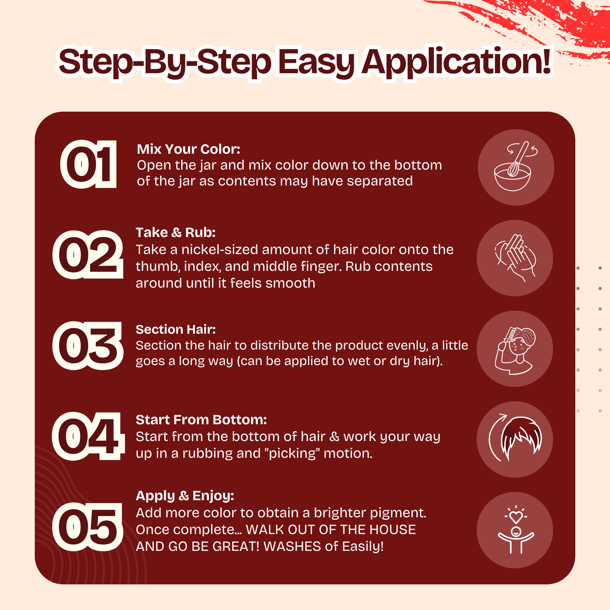 Fyah Red - Mysteek Color Pop Mysteek Naturals