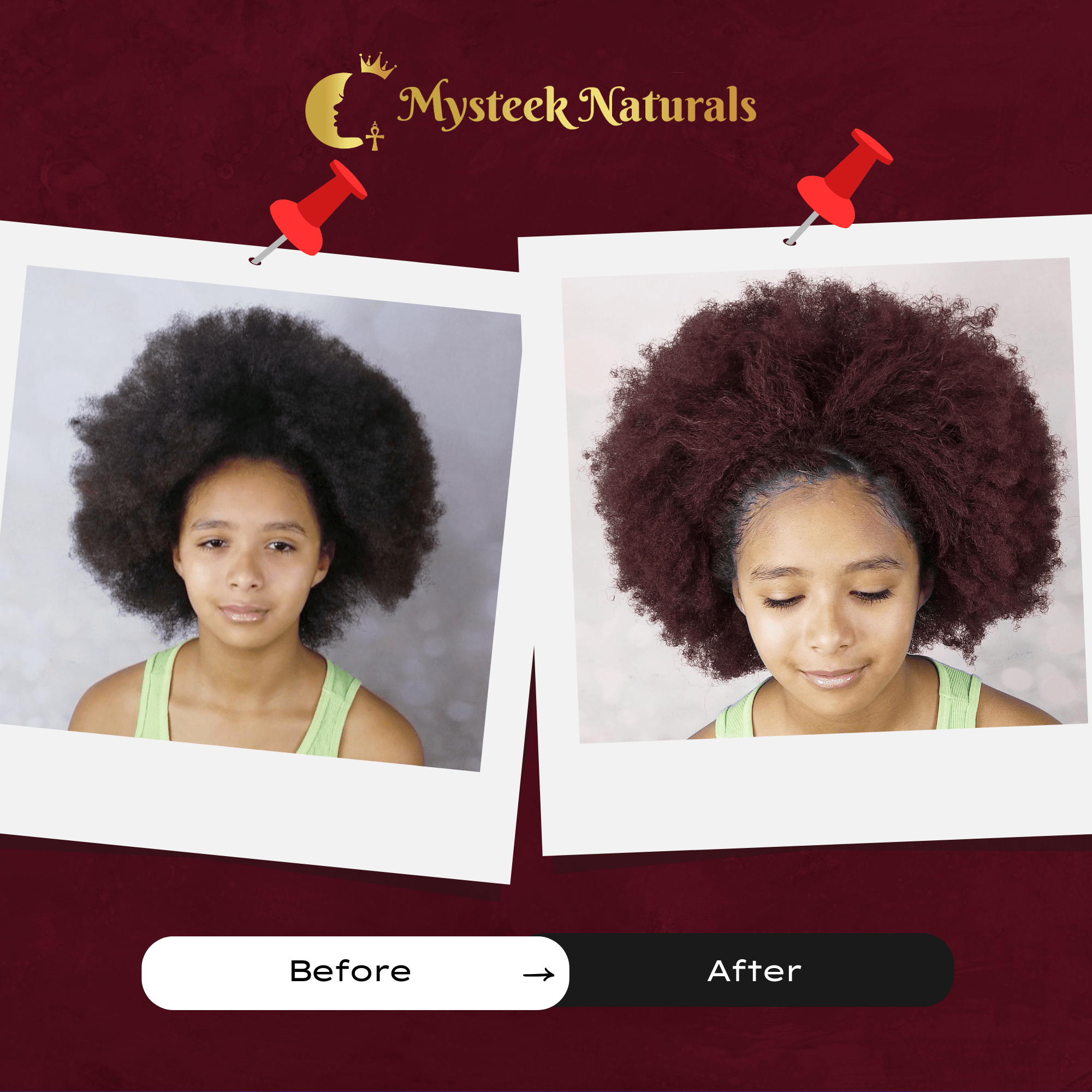 Mutha Maroon - Mysteek Color Pop Mysteek Naturals