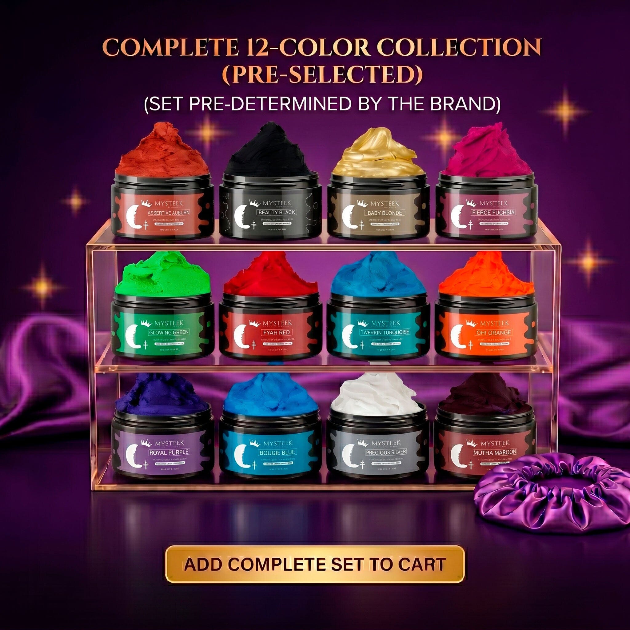 12 Shade Collection Mysteek Naturals