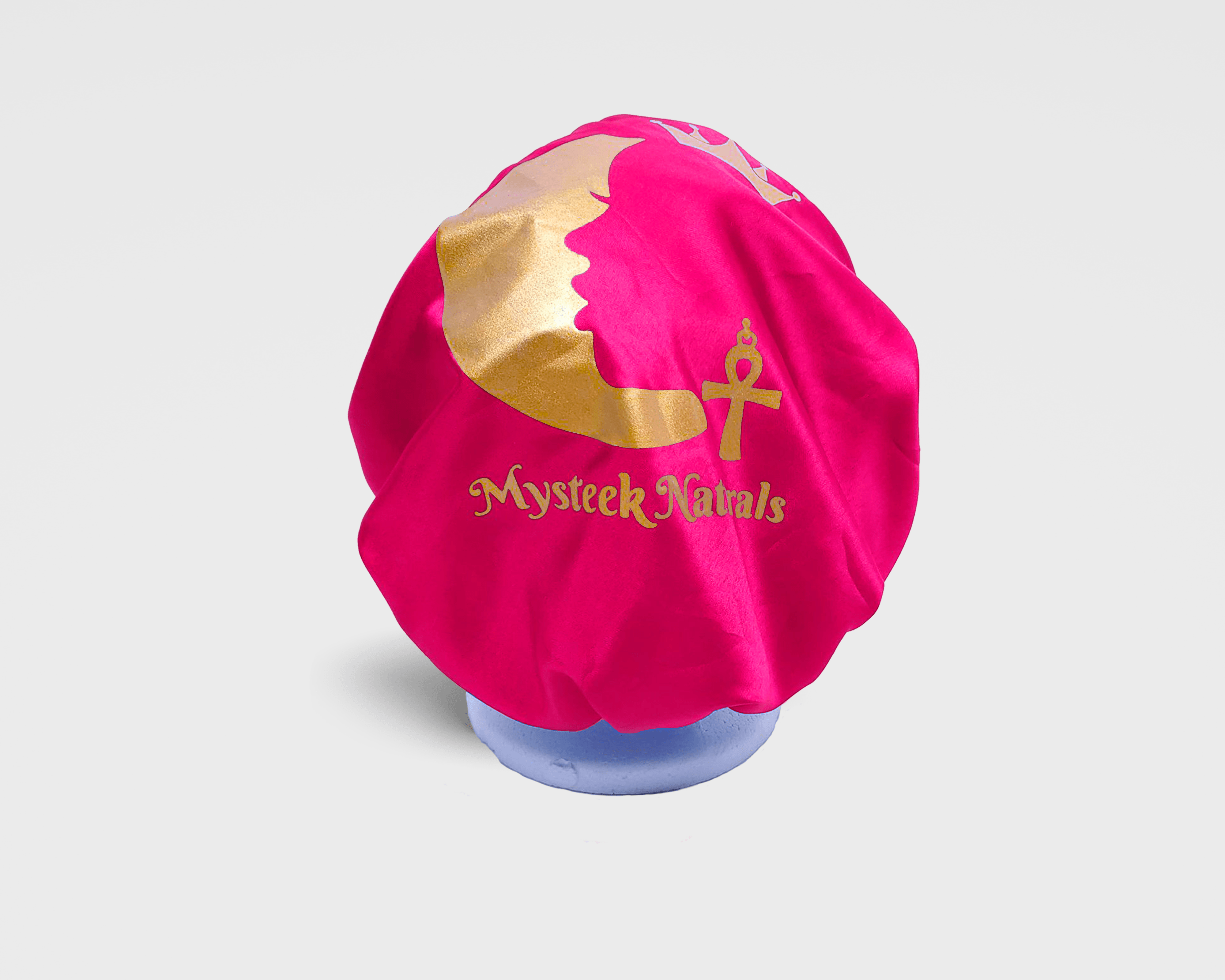 100% Messalin Satin Bonnets Mysteek Naturals Fuchsia