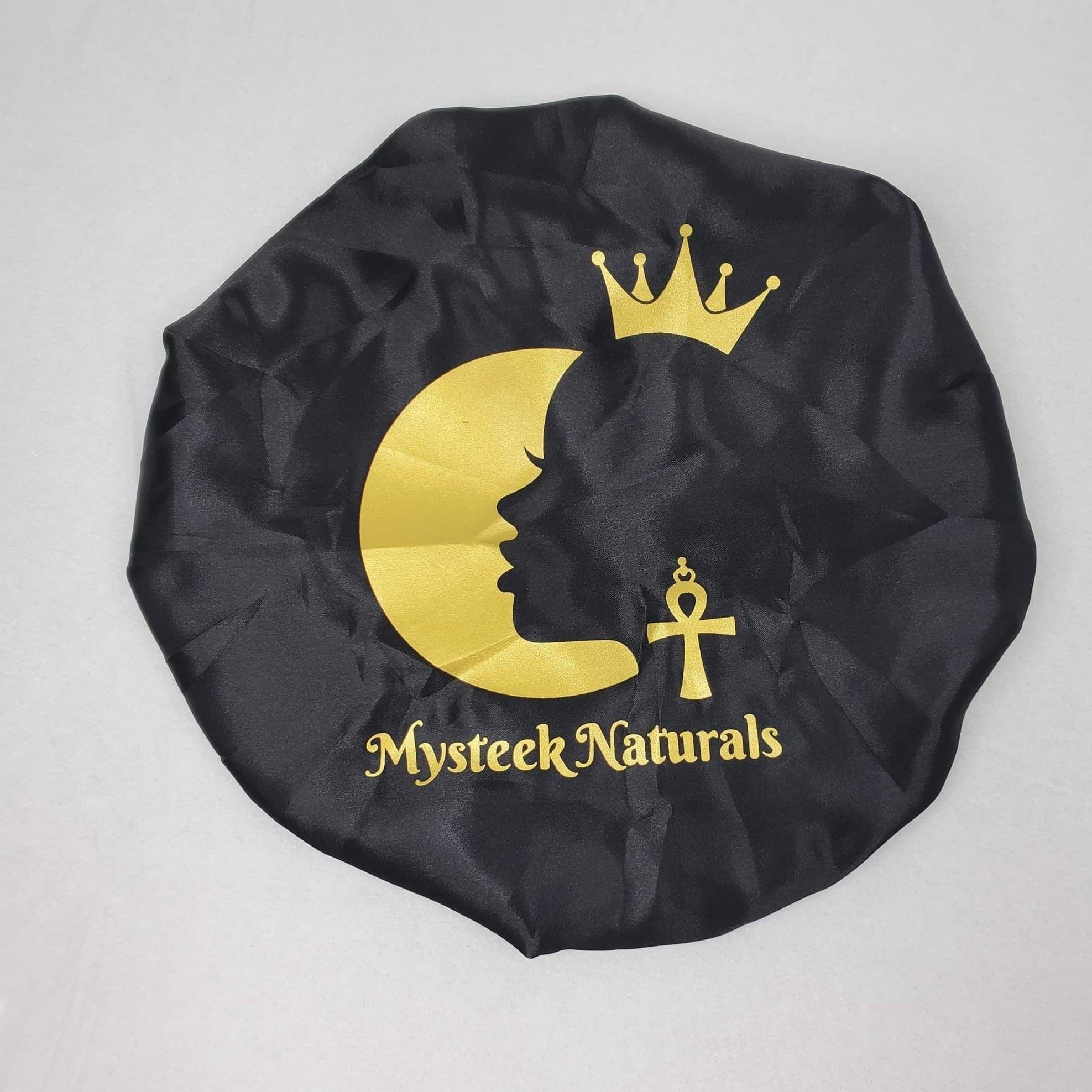 100% Messalin Satin Bonnets Mysteek Naturals