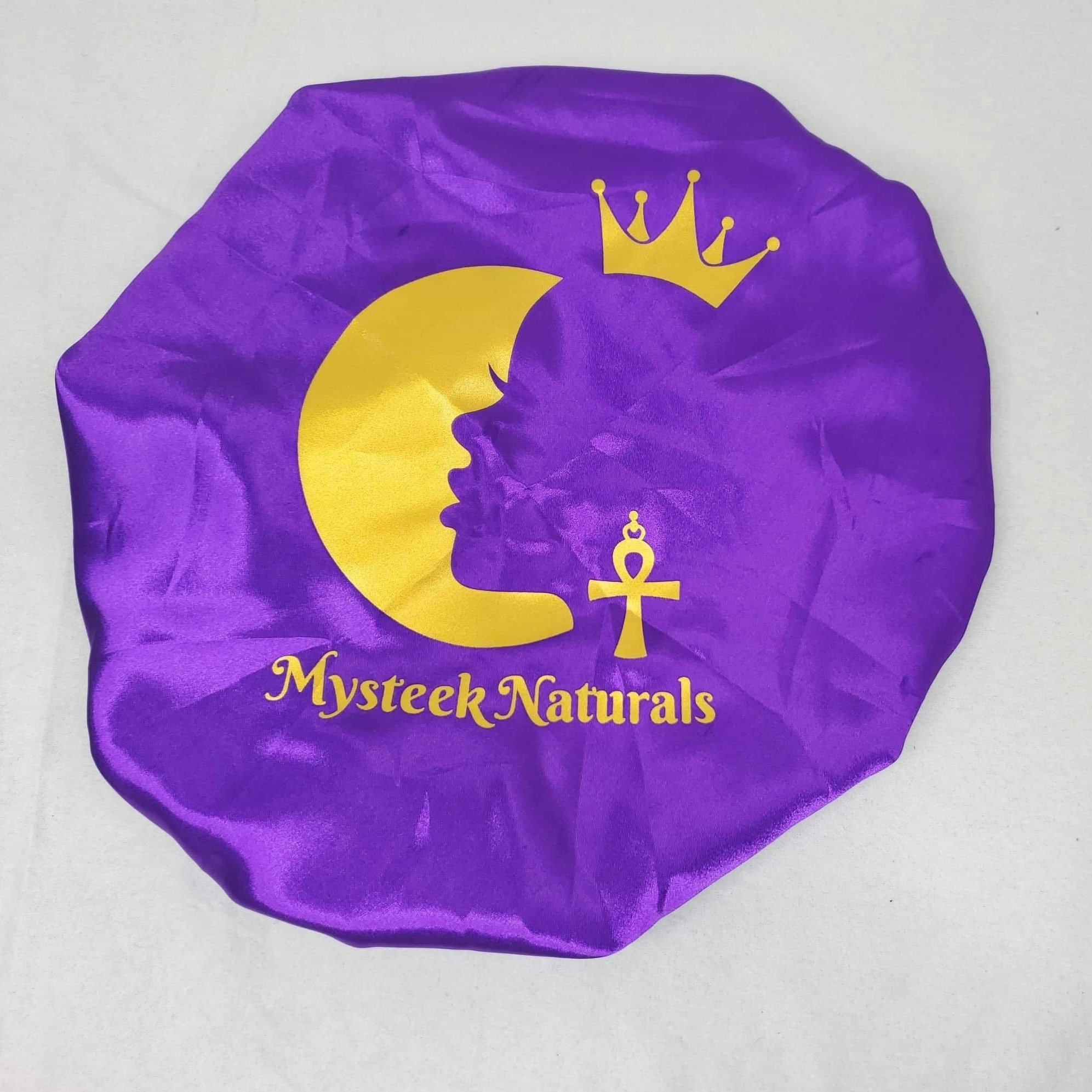 100% Messalin Satin Bonnets Mysteek Naturals