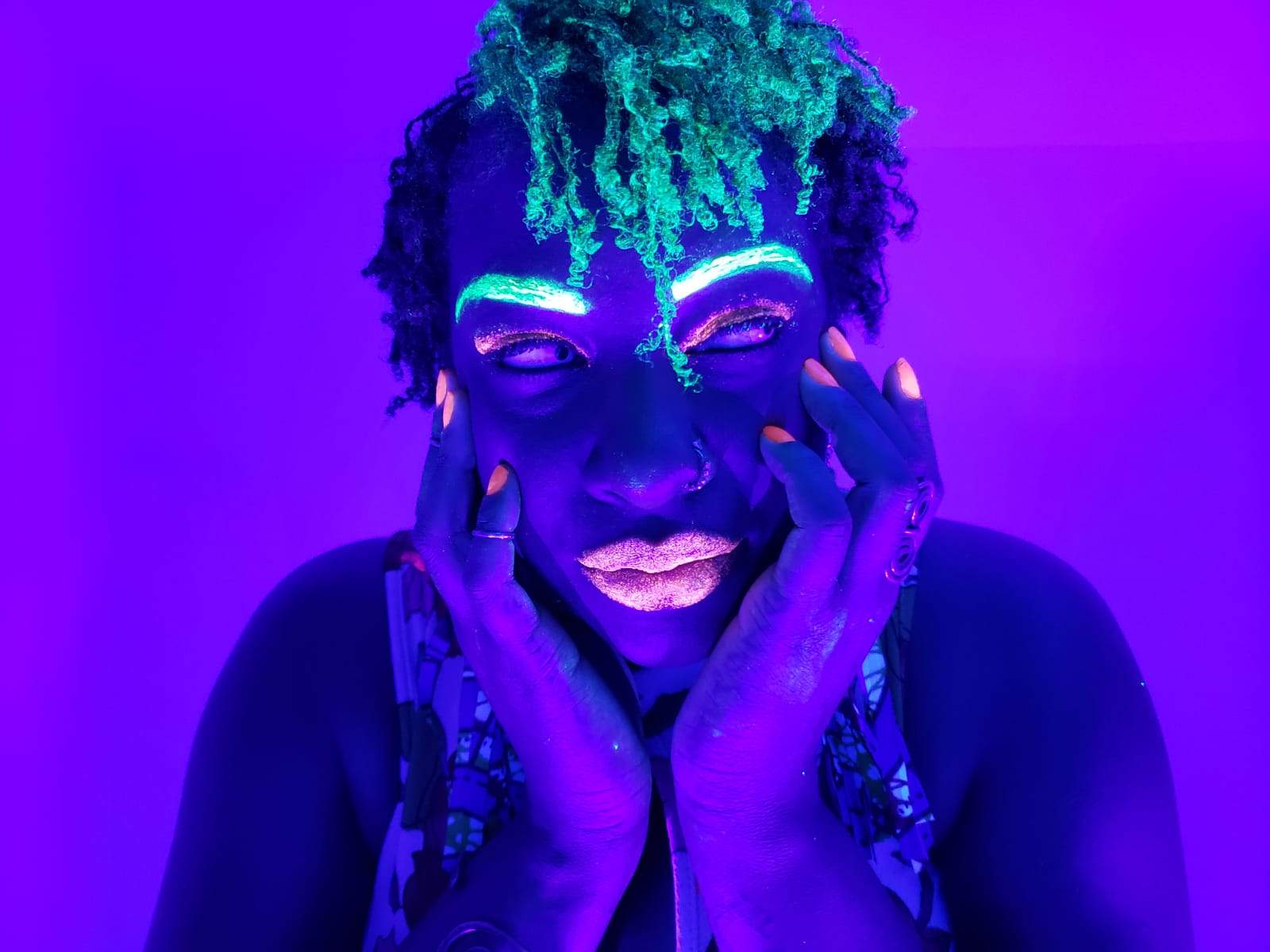 NEON-A-WEEN (Glow in the dark Hair color) Mysteek Color Pop Mysteek Naturals