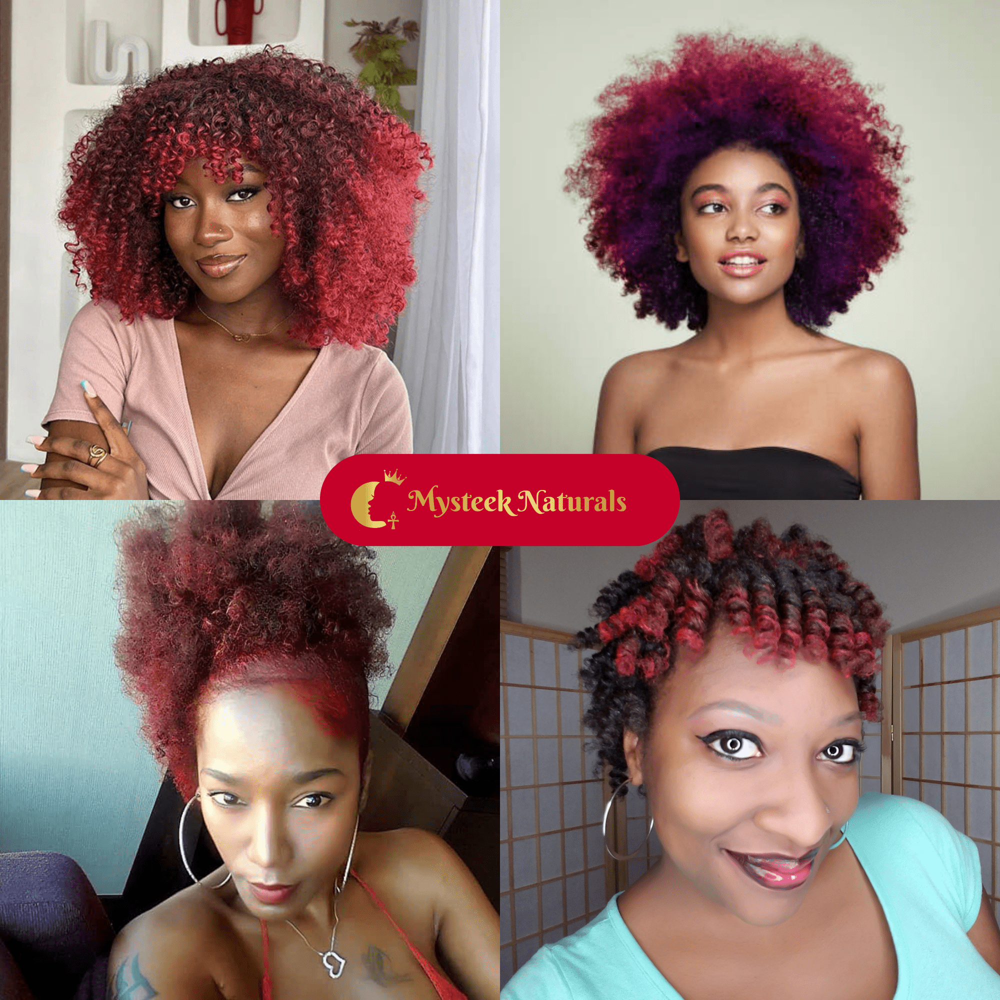 Fyah Red - Mysteek Color Pop Mysteek Naturals 