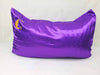 100% Messaline Satin Pillowcase Mysteek Naturals Purple Single Pillowcase 