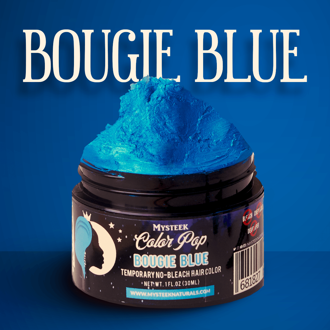 MNP Mysteek Naturals 1 oz Bougie Blue 